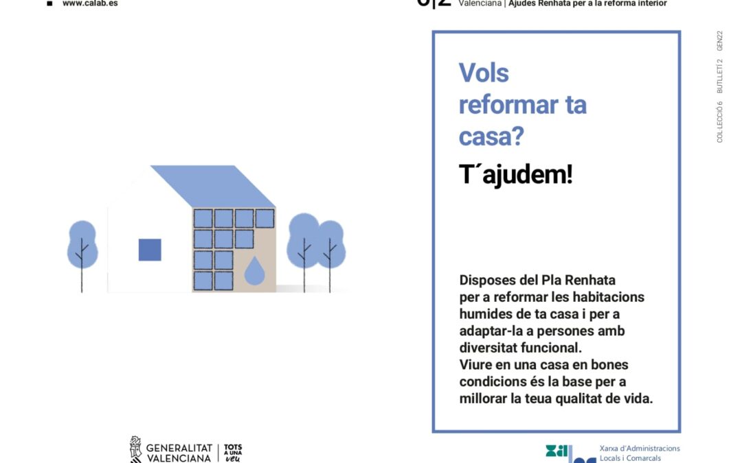 NUEVAS AYUDAS REHABILITACIÓN DE VIVIENDAS